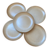 Assiettes en grès