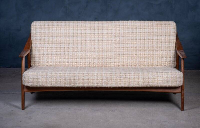 Teak Sofa attributed to H. Brockmann-Petersen for Randers Møbelfabrik, 1960s