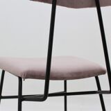 Set of 4 Italian mid century style dining chairs 1950s