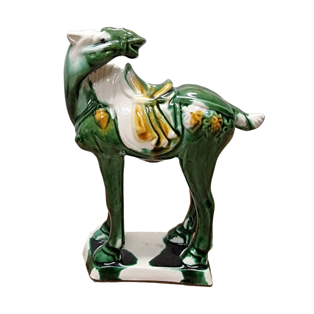 Ceramic Vintage Tang Style Horse Mid 20th Century