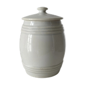Ancien pot couvert moutardier Creil Montereau