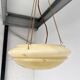 Art Deco bowl lamp with marble pattern from the 1930s
