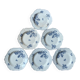 Blue flowered ironstone deep plates from Saxony
