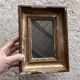 Small antique gold mirror 16x23cm