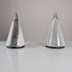 Pair of Italian Murano Glass Cone Table Lamps 1980s