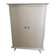 Old vintage children's water green wardrobe