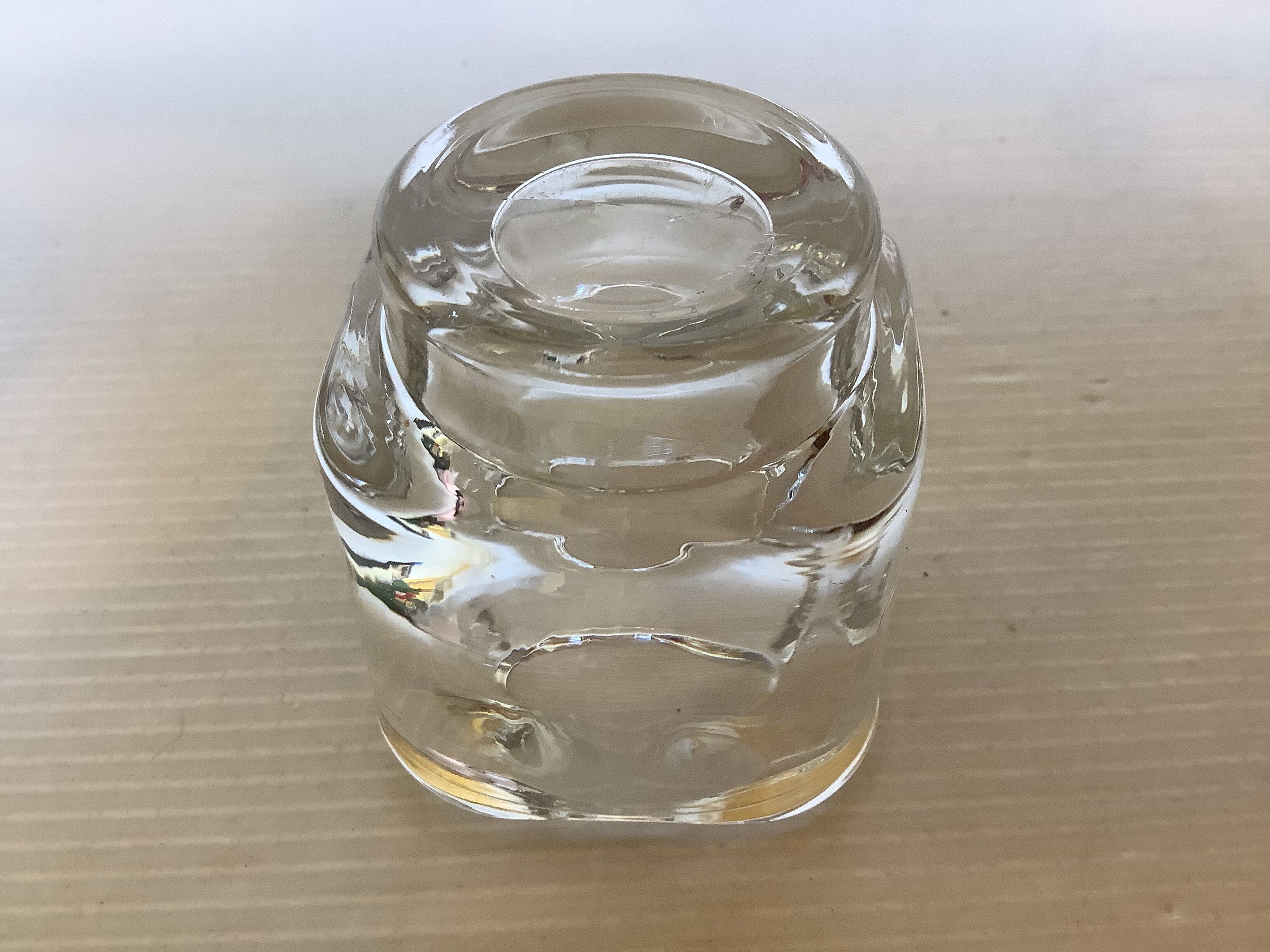 Five candle holders or egg cups designed by Joe Colombo.