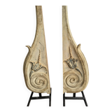 Pair of 18th century decorative motifs.