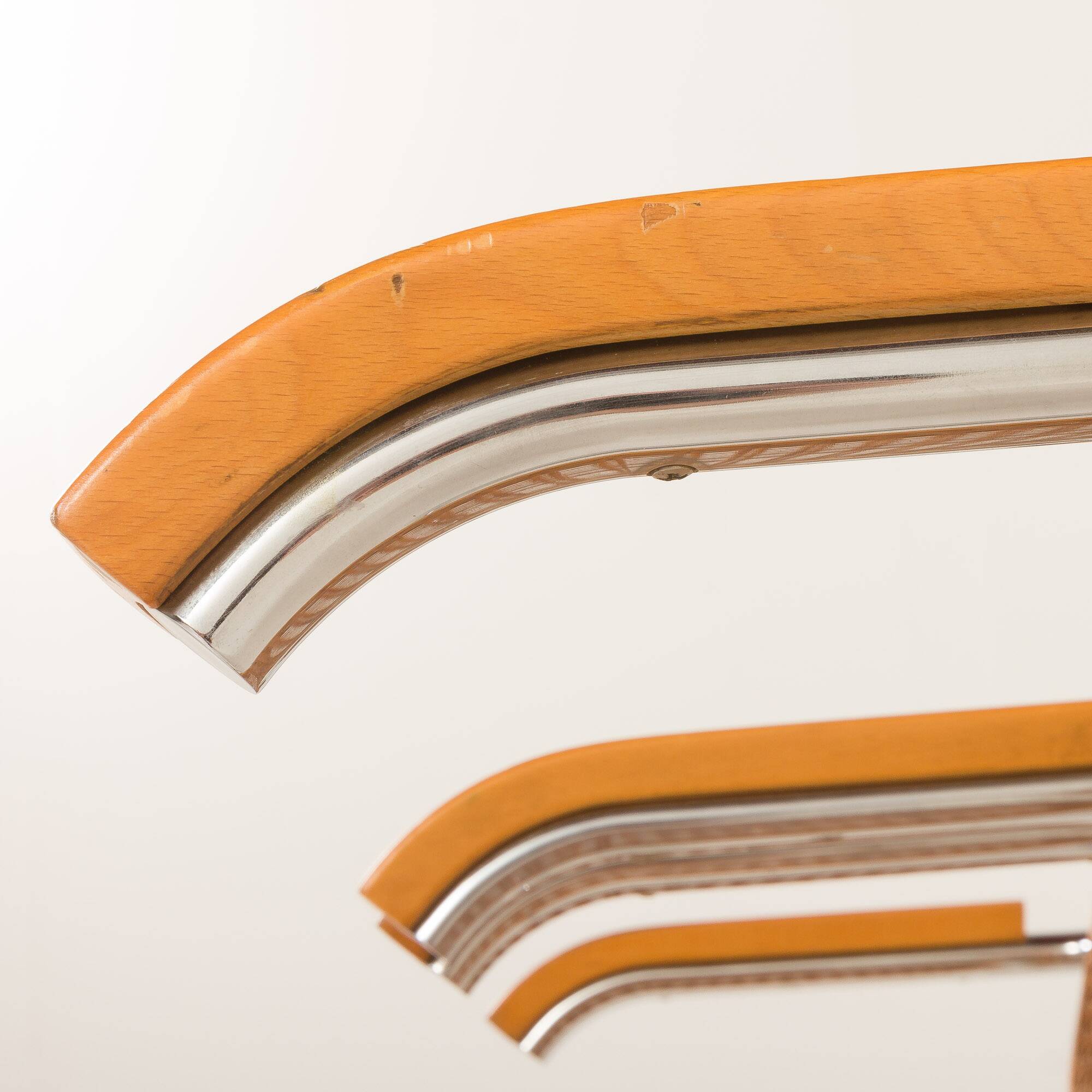 Pair of Italian vintage Ceska chairs by Gavina, 1960s