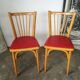 Set of 6 vintage chairs with mismatched bars
