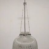 Suspension dôme italienne XL en verre soufflé, années 60-70