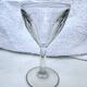 Set of 5 blown glass goblets in Art Deco style, circa 1900.
