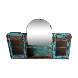 Old teak wall shelf