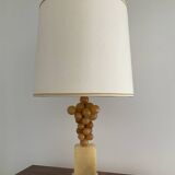 Lampe italienne des années 70 en albâtre