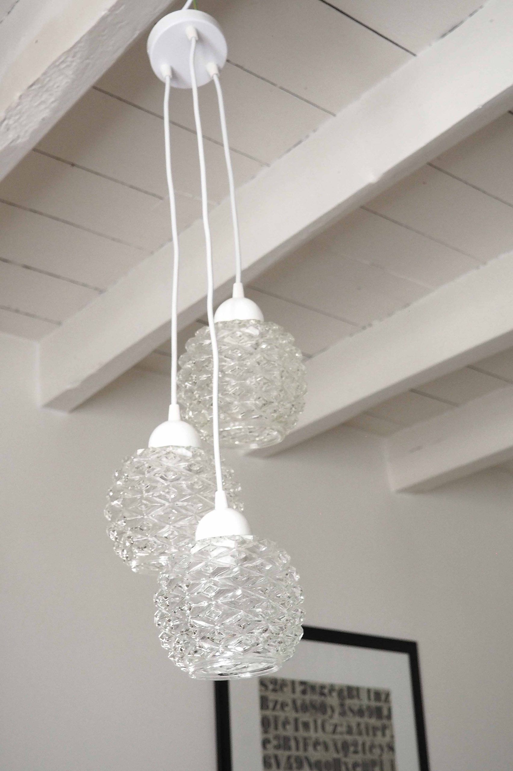 Suspension with 3 glass balls, 1970.