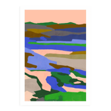 The Valley of Colors, art print (A4)