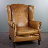 Classic sheepskin armchair