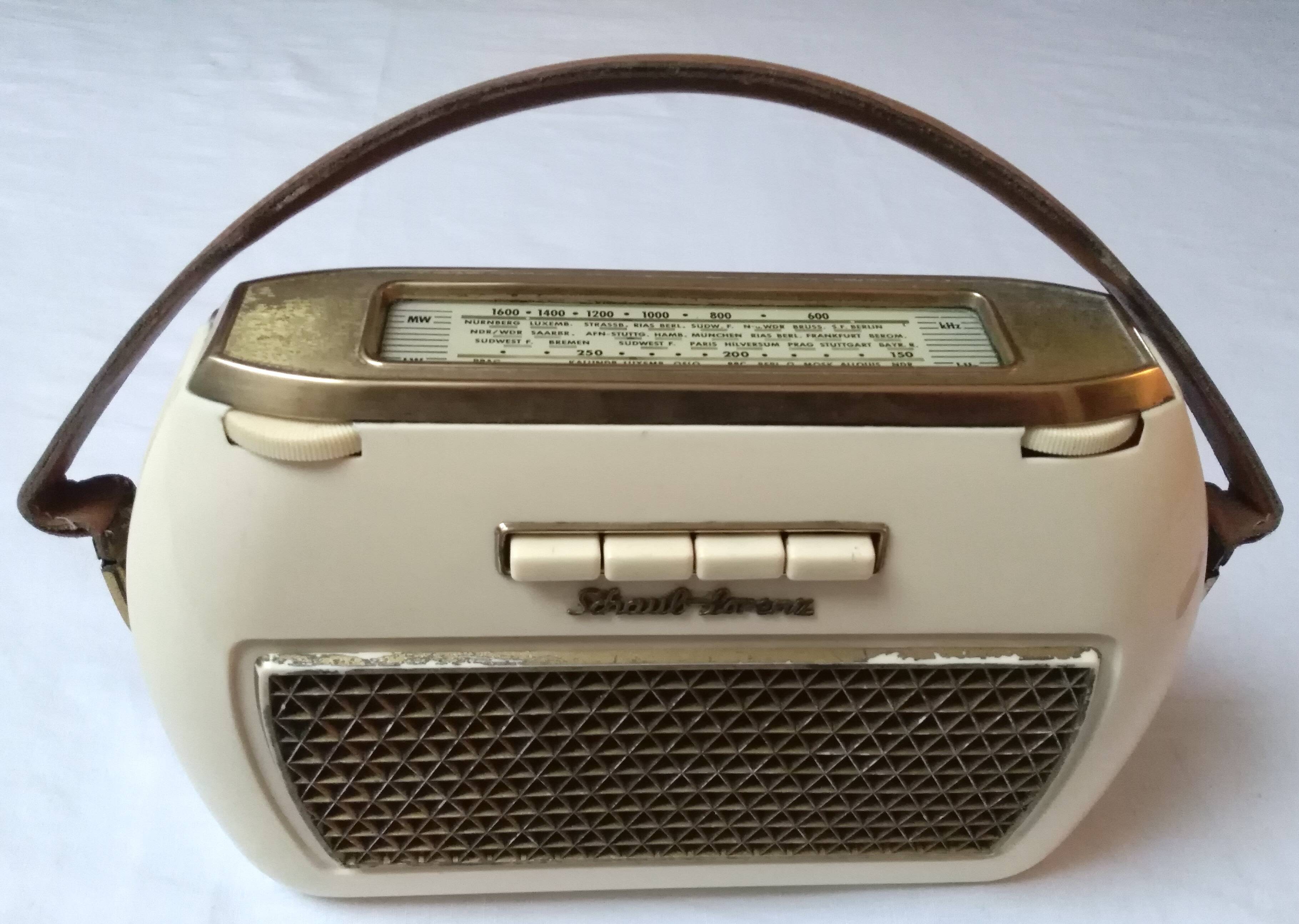 Portable radio schaub lorenz 1959