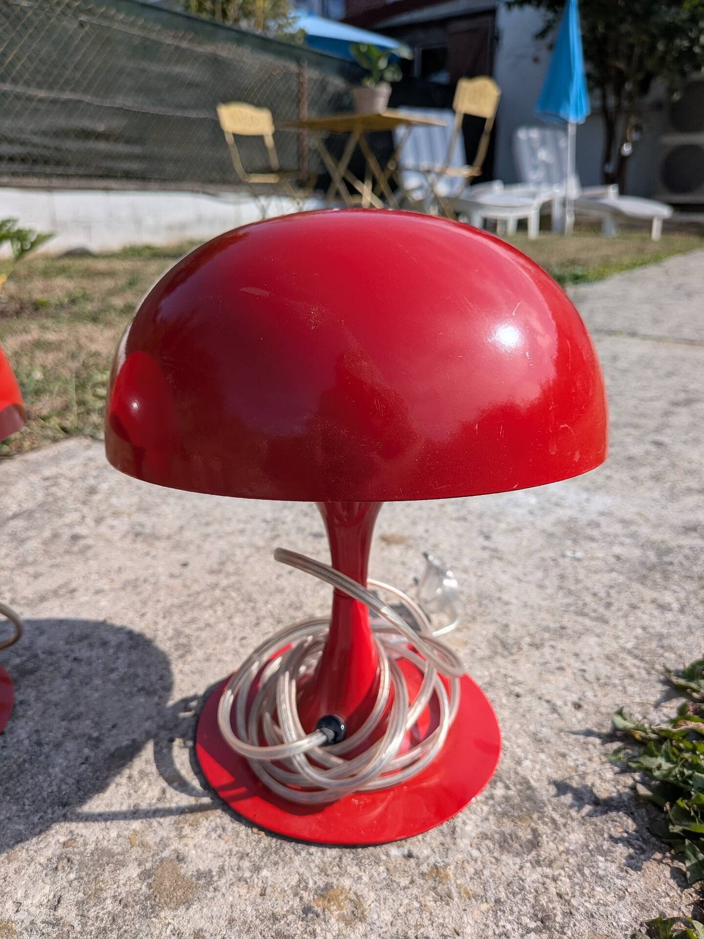 2 lampes à poser Space Age, 1970