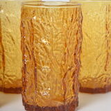 Verres ambrés Withefriars Geoffrey baxter