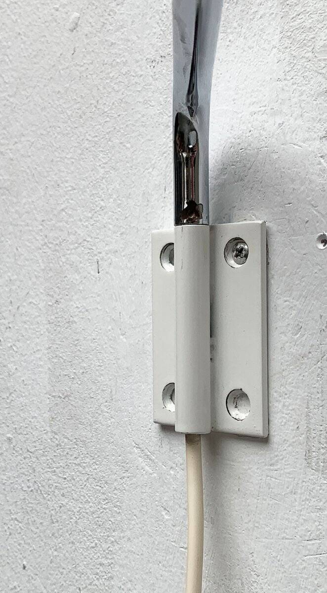 Swiss wall lamp Pentarkus mid-century by Rosemarie and Rico Baltensweiler for Baltensweiler, 1950s.