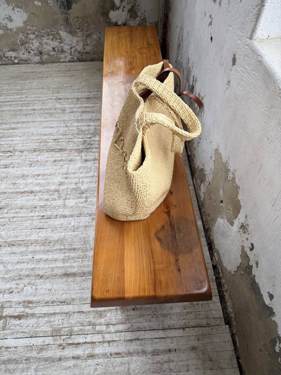 Chapo S14 blonde oak bench 172cm vintage