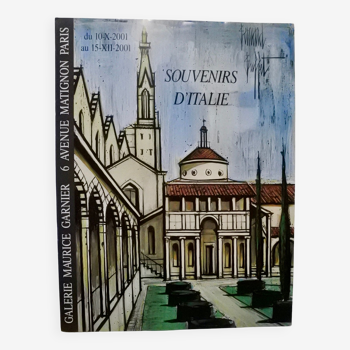 Bernard Buffet exhibition poster "Souvenirs of Italy"