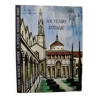 Affiche expo Bernard Buffet "Souvenirs d'Italie"