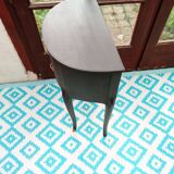 Black patina bedside table