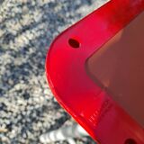 Miroir rectangulaire rouge vintage 35x45,5cm