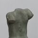 Sculpture en béton de torse féminin par Francine Govers, Pays-Bas, années 1990.