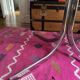 Italian glass and chrome dining table