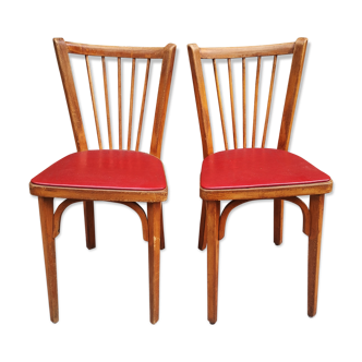 Paire de chaises baumann