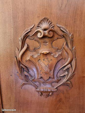Antique oak sideboard in Henri II style
