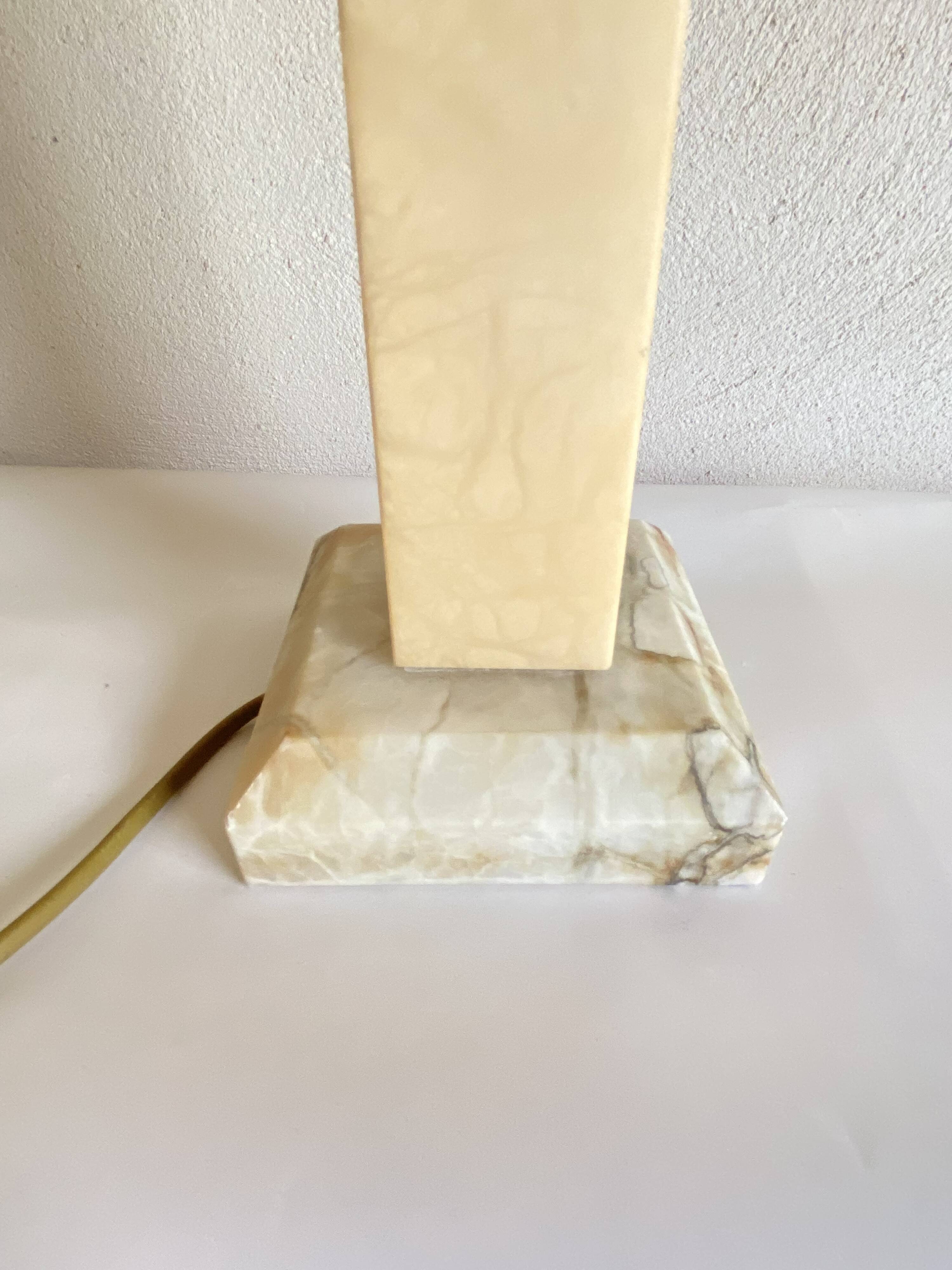 Alabaster lamp Pegasan, 1970s