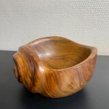 Empty wooden pocket of olivier