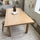 Ancienne table de ferme en chêne