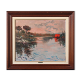 Gómez Fusté - Large Post Impressionist Sunset