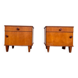 Bedside table end of vintage sofa