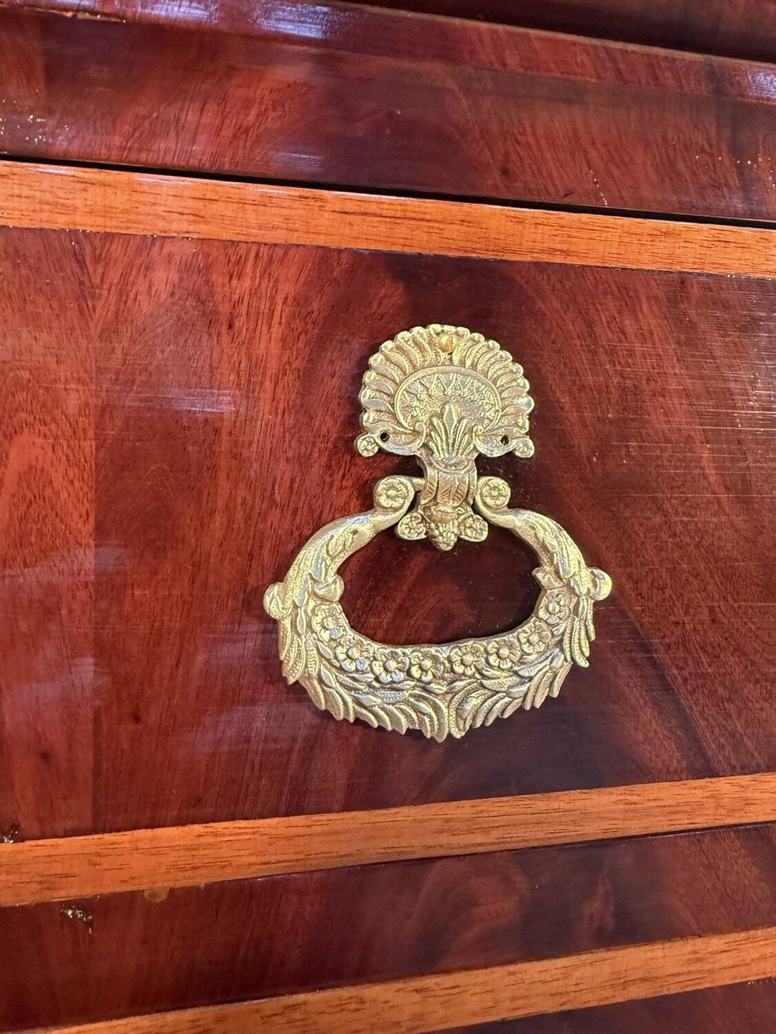Louis Philippe period mahogany chest of drawers