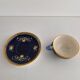 Cup and saucer earthenware from Gien - Blue Peony Decor / China