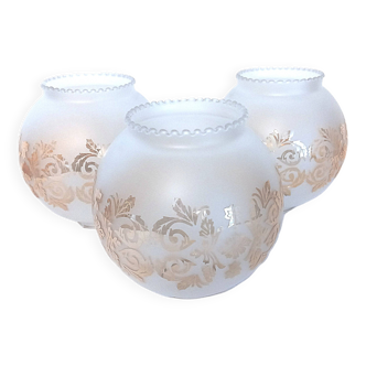 Lot de 3 globes pour luminaire