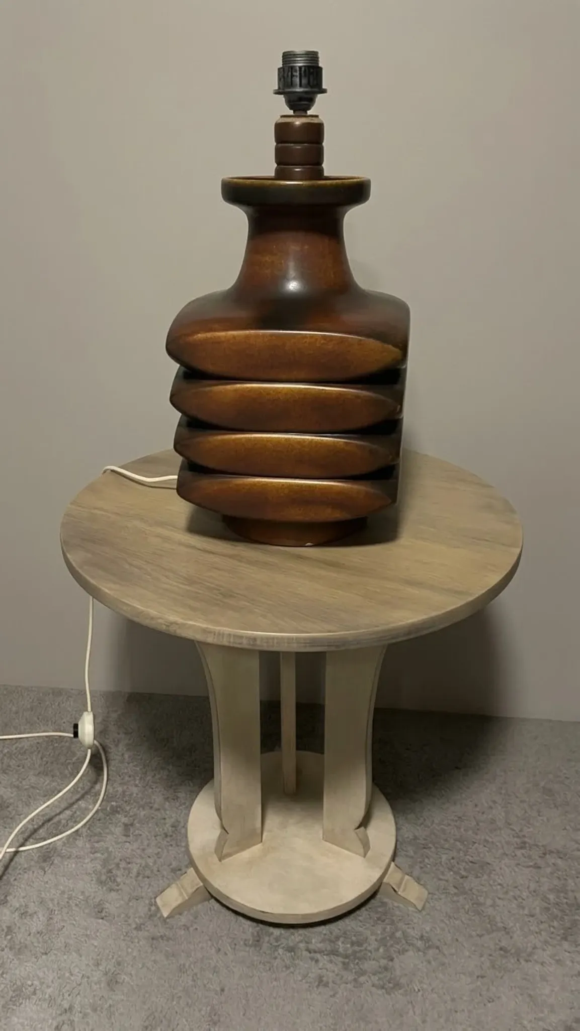 Sculptural lamp base in ceramic West Germany – 1960s-70s