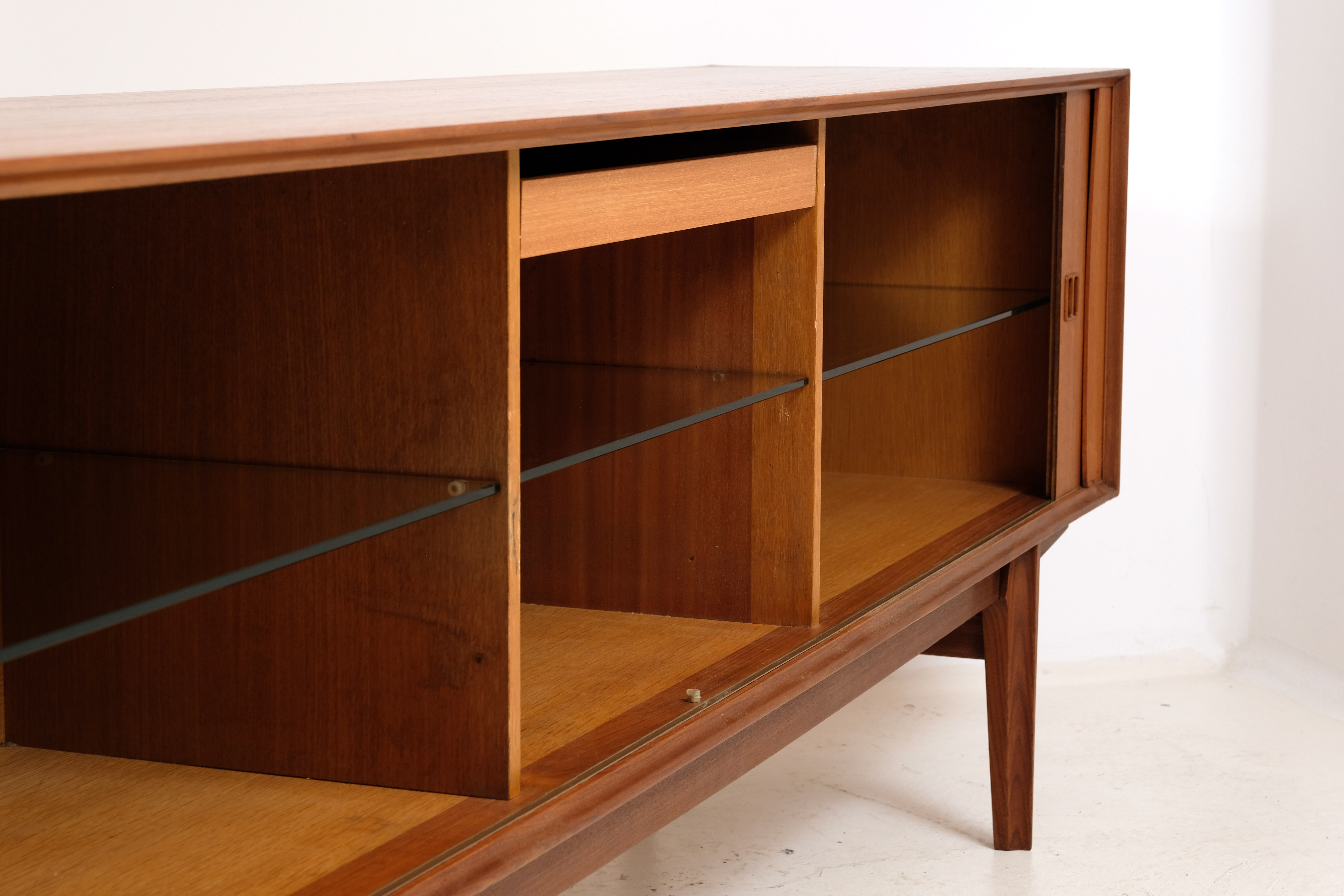 Enfilade Drum teak by Oswald Vermaercke for V Form 1960's
