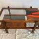 Table basse céramique et verre