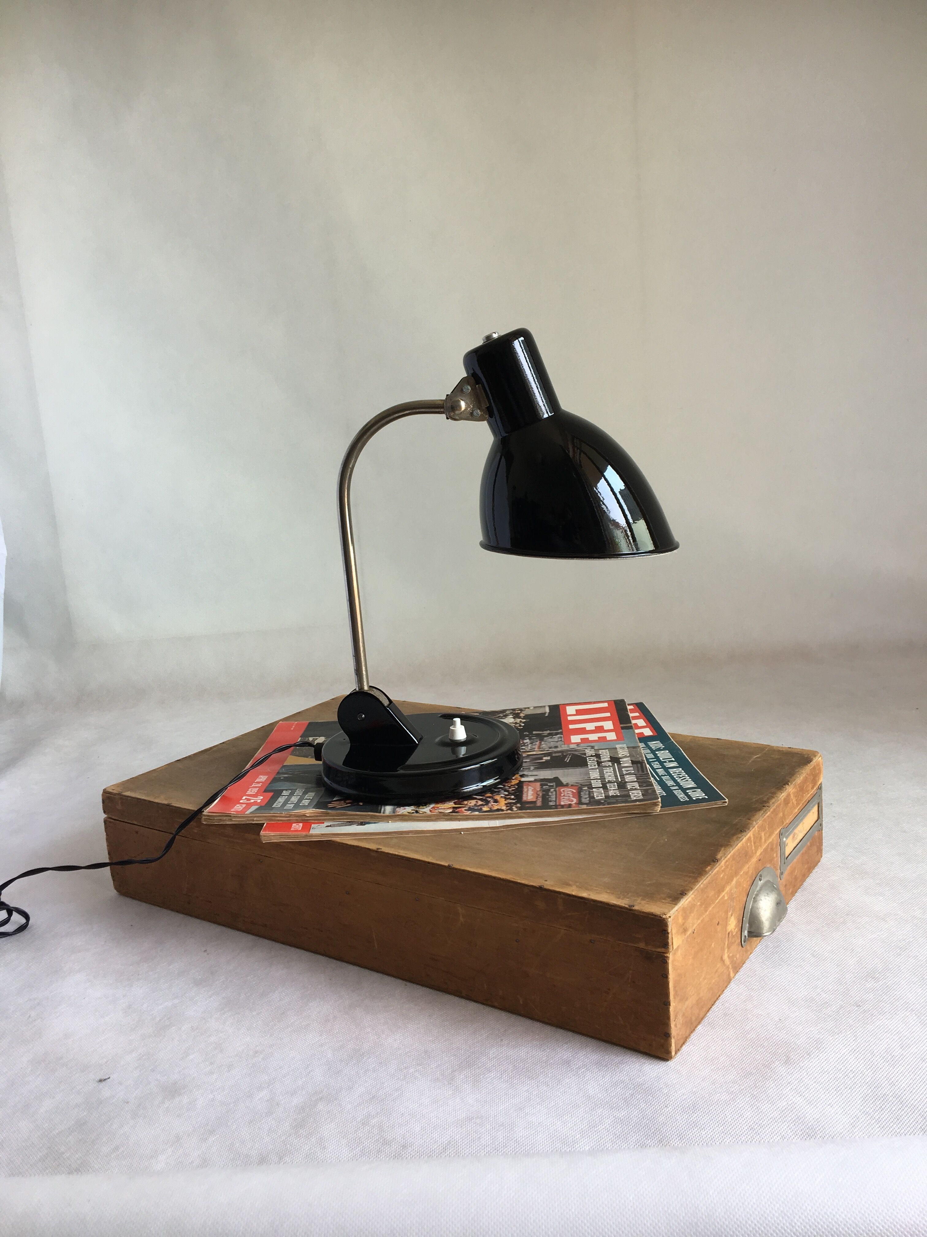 Bauhaus table lamp, 1950s