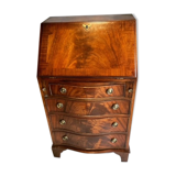 Walnut veneer secretary desk