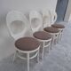 Serie de 4 chaises Baumann modèle Mouette vintage 1950s