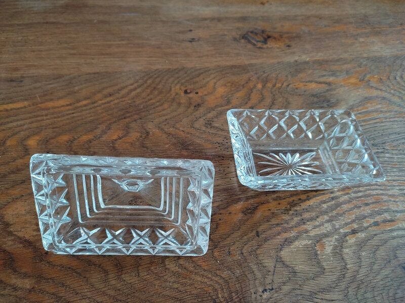 Vintage antique molded glass candy dp 1021F65