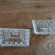 Bonbonnière en verre moulé ancien vintage dp 1021F65